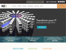 Tablet Screenshot of apisystemsinc.com